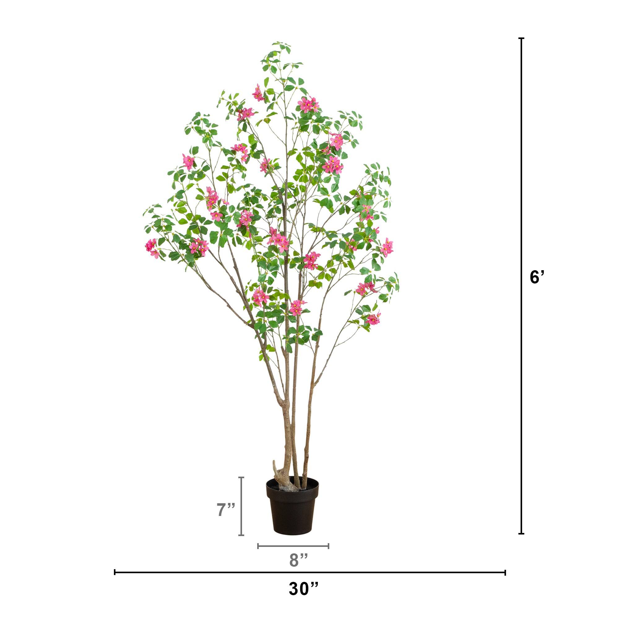 6ft. Artificial Dogwood Tree with Real Touch Leaves
